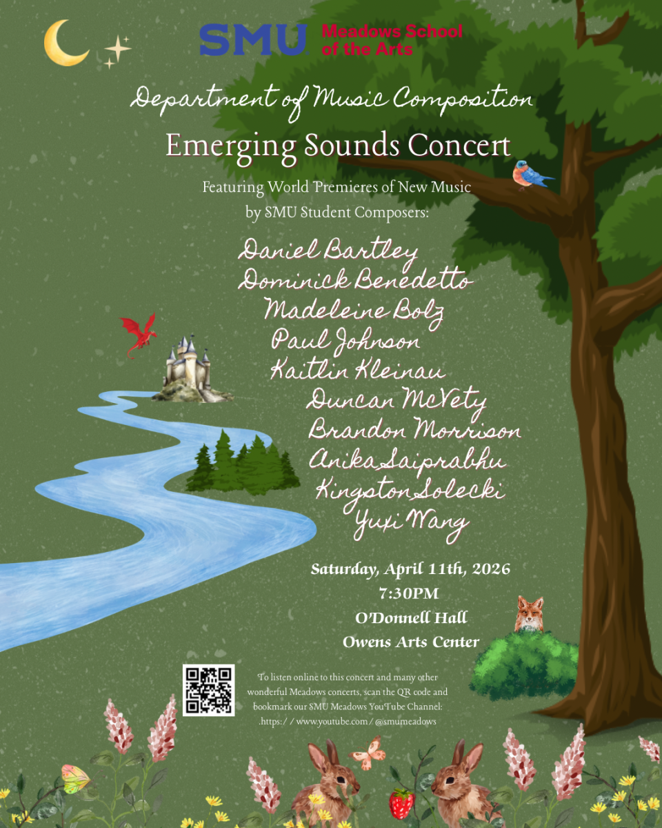 Poster of the Emerging Sounds Concert. (Kaitlin Kleinau)